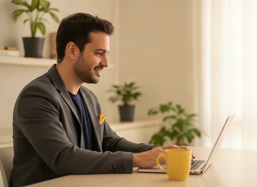 Freelancer criando contrato no Cotract
