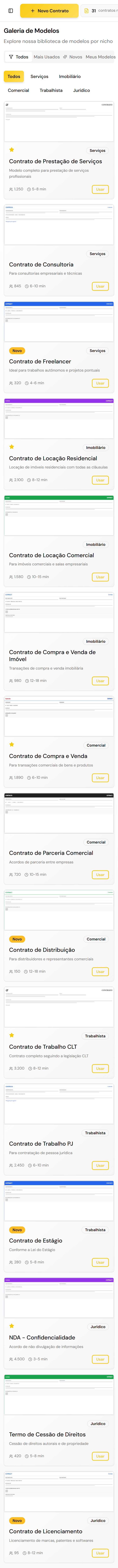 Cotract Modelos